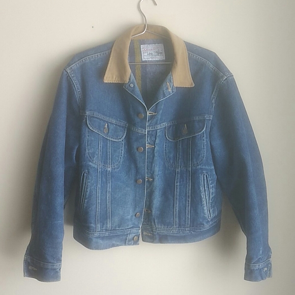 Vintage Lee Storm Rider blanket lined jean jacket